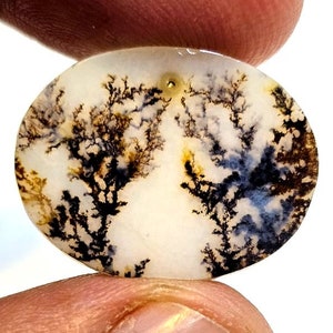 Riesige Größe !!! Dendritenachat Oval Cabochon, Lose Edelstein, Dendritenachat für die Herstellung von Schmuck Pendent Größe 23 x 18 MM