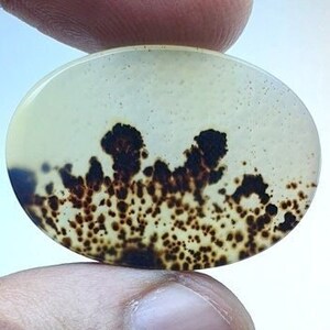 Riesige Größe !!! Dendritenachat Oval Cabochon, Lose Edelstein, Dendritenachat für die Herstellung von Schmuck Pendent Größe 30x21 MM
