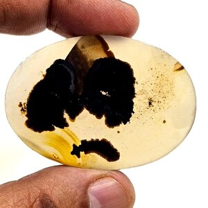 Riesige Größe !!! Dendritenachat Oval Cabochon, Lose Edelstein, Dendritenachat für die Herstellung von Schmuck Pendent Größe 50 x 36 MM