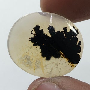 100% Natürlich Landschaftlich Achat !!! Baumachat, Dendritenquarz, Dendritenachat Malerischer Achat-Edelstein, Dendritenachat-Stein RING-Größe 23X20 MM