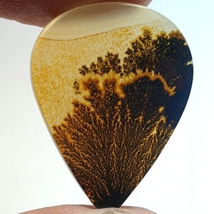 Riesige Größe !!! Dendritenachat Birne Cabochon, Lose Edelstein, Dendritenachat für die Herstellung von Schmuck Pendent Größe 23x18 MM
