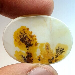 Riesige Größe !!! Dendritenachat Oval Cabochon, Lose Edelstein, Dendritenachat für die Herstellung von Schmuck Pendent Größe 31x22 MM