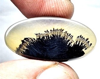 Wonderful Agate  !!! Dendritic Agate Oval Cabochon, Loose Gemstone, Dendritic Agate For Making Jewelry PendentThickness 2 MM