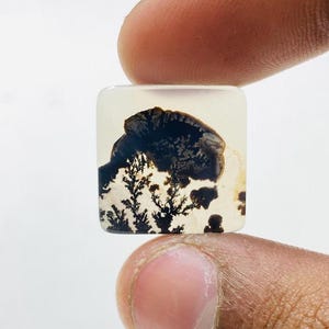 Riesige Größe !!! Dendritenachat Birne Cabochon, Lose Edelstein, Dendritenachat für die Herstellung von Schmuck Pendent Größe 17 x 17 MM