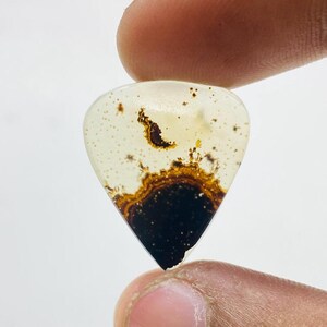 Riesige Größe !!! Dendritenachat Birne Cabochon, Lose Edelstein, Dendritenachat für die Herstellung von Schmuck Pendent Größe 22 x 12 MM