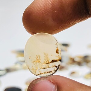 Natürlicher Achat !!! Dendritenachat Birne Cabochon, Lose Edelstein, Dendritenachat 13x16 Größe für die Herstellung von Schmuck Pendent
