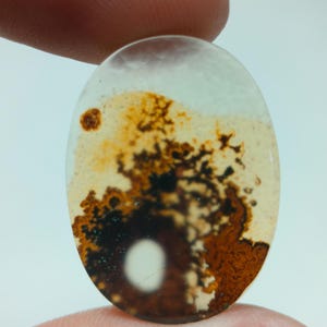 Designerstein !!! Dendritenachat Phantasie Cabochon, lose Edelstein, dendritische Achat für die Herstellung von Schmuck Penent Größe 27 x 20 MM.
