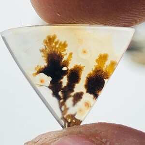 Wunderschöner Designer Dendriten Achat !!! NATÜRLICHER Dendritenachat Cabochon, loser Edelstein, 13X15 mm Dendritenachat für die Herstellung von Schmuck Pendent.