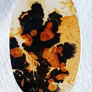 Riesige Größe Oval !!! Dendritenachat Oval Cabochon, Lose Edelstein, Dendrit Achat, Shajri Akik für die Herstellung von Schmuck Pendent Größe 37 x 22 MM