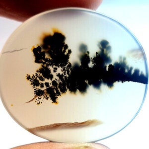Riesige Größe !!! Dendritenachat Oval Cabochon, lose Edelstein, dendritischen Achat für die Herstellung von Schmuck Pendent