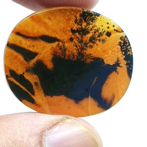 Wunderschön Achat !!! Dendritenachat Oval Cabochon, Malerischer Achat Loser Edelstein, Dendritenachat für die Herstellung von Schmuck Pendent Größe 28 x 23 MM