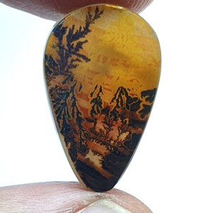 Riesige Größe 21 x 13 MM !!! Dendritenachat Birne Cabochon, lose Edelstein, dendritischen Achat für die Herstellung von Schmuck Pendent