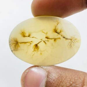 Riesige Größe !!! Dendritenachat-Birne Cabochon, lose Edelstein, dendritische Achat für die Herstellung von Schmuck Pendent Größe 32 x 32 MM