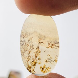 Wunderschöner Designer Dendriten Achat !!! NATÜRLICHER Dendritenachat Cabochon, loser Edelstein, 12X20 MM Dendritenachat für die Herstellung von Schmuck Pendent.