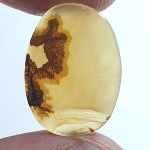 Wunderschöner Designer Dendriten Achat !!!  NATÜRLICHER Dendritischer Achat Cabochon, loser Edelstein, 14 x 19 mm Dendritischer Achat zur Herstellung von Schmuckanhängern.