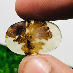 Wunderschöner Designer Dendriten Achat !!!  NATÜRLICHER Dendritischer Achat Cabochon, loser Edelstein, 14 x 22 mm Dendritischer Achat zur Herstellung von Schmuckanhängern.