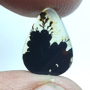Natürlicher Achat !!! Dendritenachat Birne Cabochon, lose Edelstein, dendritischen Achat für die Herstellung von Schmuck Pendent