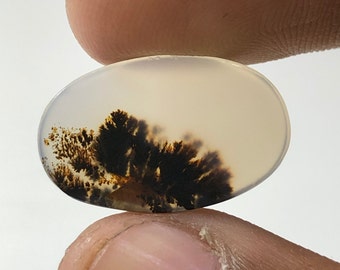 100% Natural Scenic Agate !!! Tree agate , Dendritic quartz, Dendritic agate Scenic Agate Gemstone, Dendritic Agate Stone RING size 20x12 MM