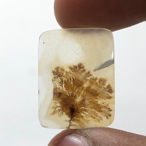 100% Natürlich Landschaftlich Achat !!! Baum in Achat, Shajr fil Hjar Dendritenachat Malerischer Achat Edelstein, Dendritenachat Stein RING Größe 22 x 17 MM