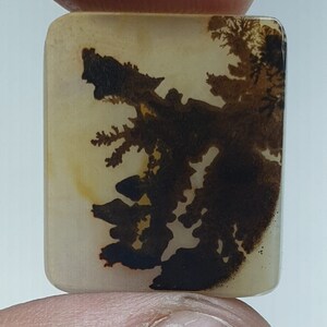 Riesige Größe !!! Dendritenachat Rechteck Cabochon, Lose Edelstein, Dendriten Achat für die Herstellung von Schmuck Pendent Größe 19x22 MM