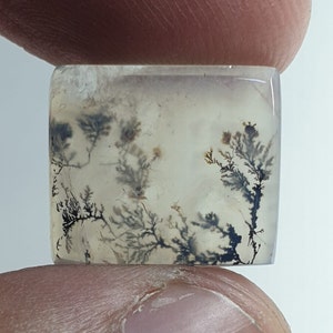 Riesige Größe !!! Dendritenachat Rechteck Cabochon, Lose Edelstein, Dendriten Achat für die Herstellung von Schmuck Pendent Größe 19x22 MM