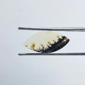 Riesige Größe !!! Dendritenachat Birne Cabochon, Lose Edelstein, Dendritenachat für die Herstellung von Schmuck Pendent Größe 24 x 12 MM