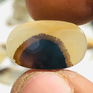 Wunderschöner Designer Dendriten Achat !!! NATÜRLICHER Dendritenachat Cabochon, loser Edelstein, 10x16 MM Dendritenachat für die Herstellung von Schmuck Pendent.