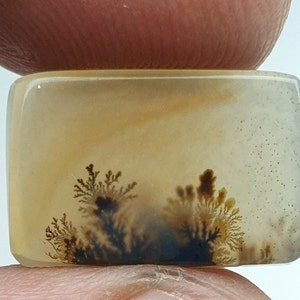 Riesige Größe !!! Dendritenachat Rechteck Cabochon, Lose Edelstein, Dendriten Achat für die Herstellung von Schmuck Pendent Größe 17x11 MM