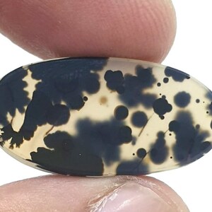 Wunderschöner Designer Dendriten Achat !!! NATÜRLICHER Dendritischer Achat Cabochon, loser Edelstein, 15 x 29 mm Dendritischer Achat zur Herstellung von Schmuckanhängern.