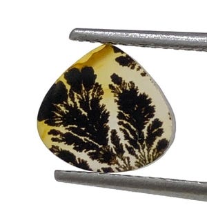 100% Natürlich Landschaftlich Achat !!! Baumachat, Dendritenquarz, Dendritenachat, Malerischer Achat-Edelstein, Dendritenachatstein, Größe 10 x 9 MM
