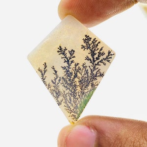 Riesige Größe !!! Dendritenachat Cabochon, lose Edelstein, dendritischen Achat für die Herstellung von Schmuck Pendent Größe 34x27 MM