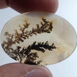 Wunderschöner Designer Dendriten Achat !!! NATÜRLICHER Dendritenachat Cabochon, loser Edelstein, 38X26 mm Dendritenachat für die Herstellung von Schmuck Pendent.