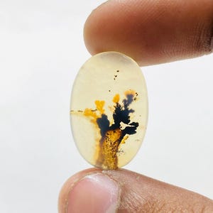 Riesige Größe !!! Dendritenachat-Birne Cabochon, lose Edelstein, dendritische Achat für die Herstellung von Schmuck Pendent Größe 23 x 15 MM