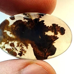 Riesige Größe 29x18 MM !!! Dendritenachat Oval Cabochon, lose Edelstein, dendritischen Achat für die Herstellung von Schmuck Pendent