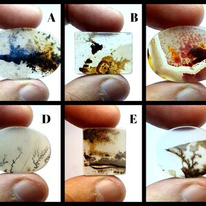 Fantastisch ontwerp dendritische agaat cabochon, losse edelsteen, dendritische agaat voor het maken van hangende sieraden