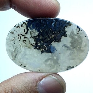 Riesige Größe 42X28 MM !!! Dendritenachat Oval Cabochon, lose Edelstein, dendritischen Achat für die Herstellung von Schmuck Pendent