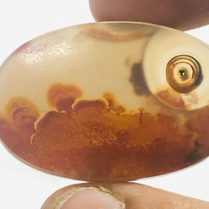 Wunderschöner Designer Dendriten Achat !!! NATÜRLICHER Dendritenachat Cabochon, loser Edelstein, 35x23 mm Dendritenachat für die Herstellung von Schmuck Pendent.