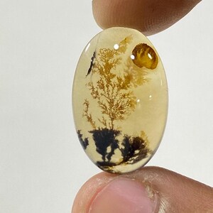 Riesige Größe !!! Dendritenachat Cabochon, Lose Edelstein, Dendritenachat für die Herstellung von Schmuck Pendent Größe 22 x 14 MM