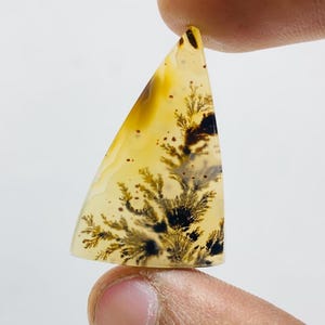 Riesige Größe !!! Dendritenachat Birne Cabochon, Lose Edelstein, Dendritenachat für die Herstellung von Schmuck Pendent Größe 30 x 20 MM