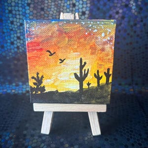 Tiny Desert Painting