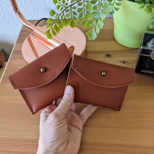 Button Wallet - Card wallet/Pouch - Cinnamon