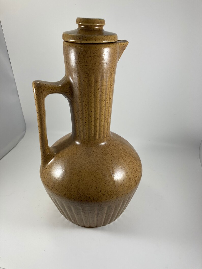 Vintage Monmouth Pottery Pitcher Etsy
