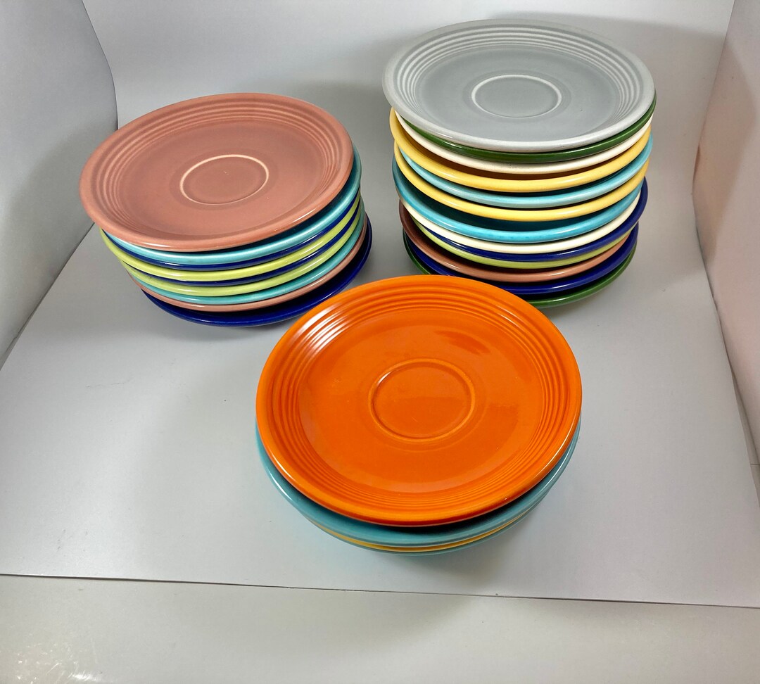 Fiesta Ware Plates, Fiestaware, Fiesta Ware Saucers, Etsy