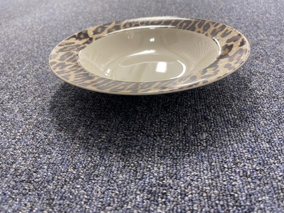 222 Fifth Jungle Jim Leopard Salad Plates, Coffee Mugs - Etsy