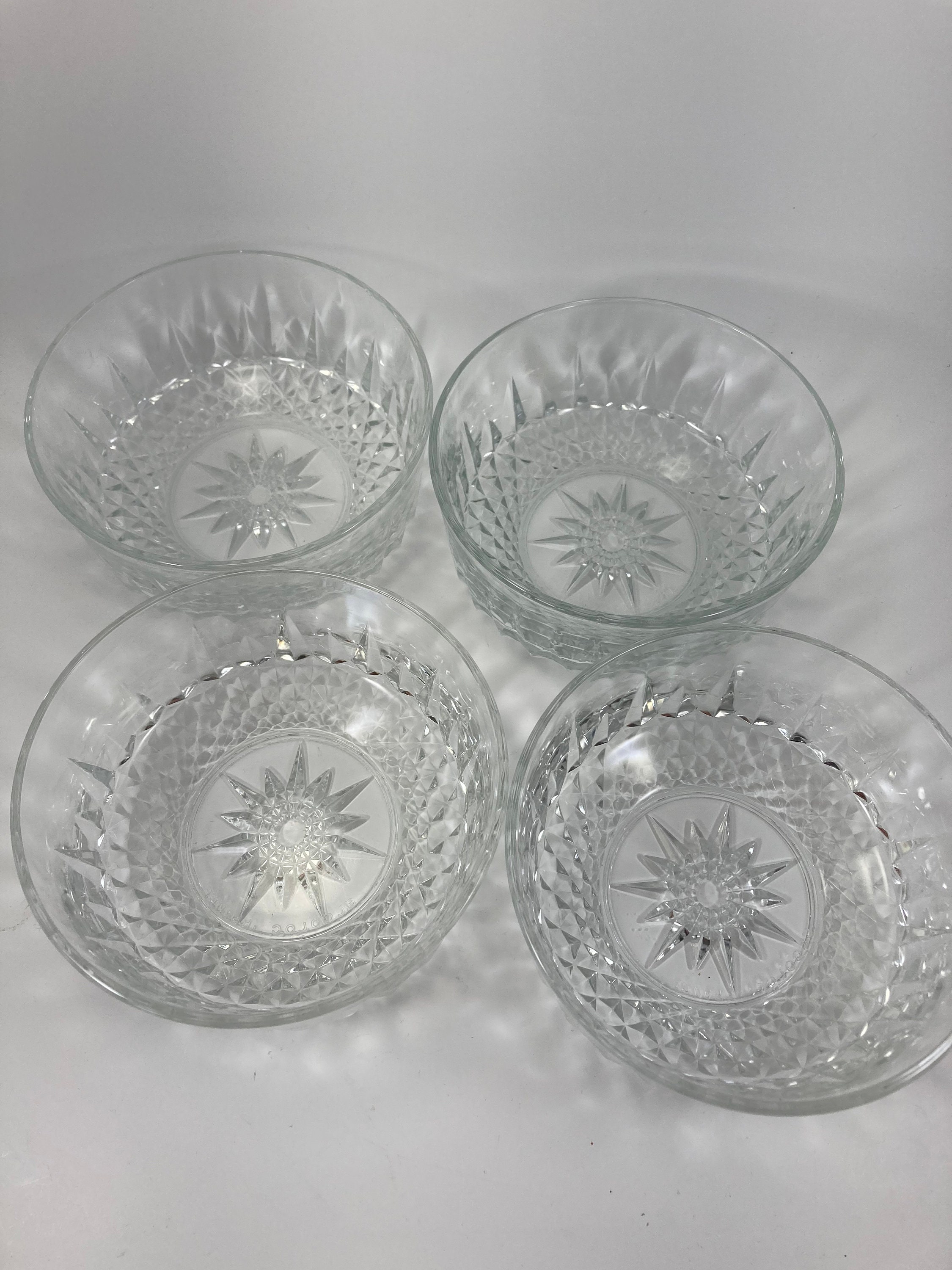 Arcoroc Bowls Arcoroc Starurst Bowls Arcoroc Salad Bowls Etsy