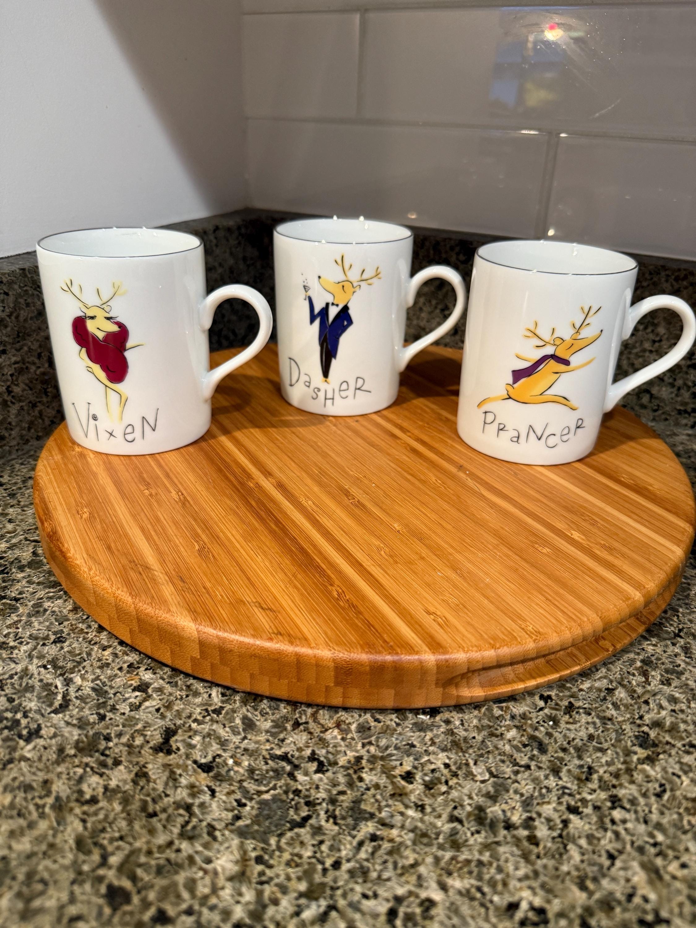 4 Mugs Rosanna – Rennes Diva Et Texte – Noël – Grande Taille