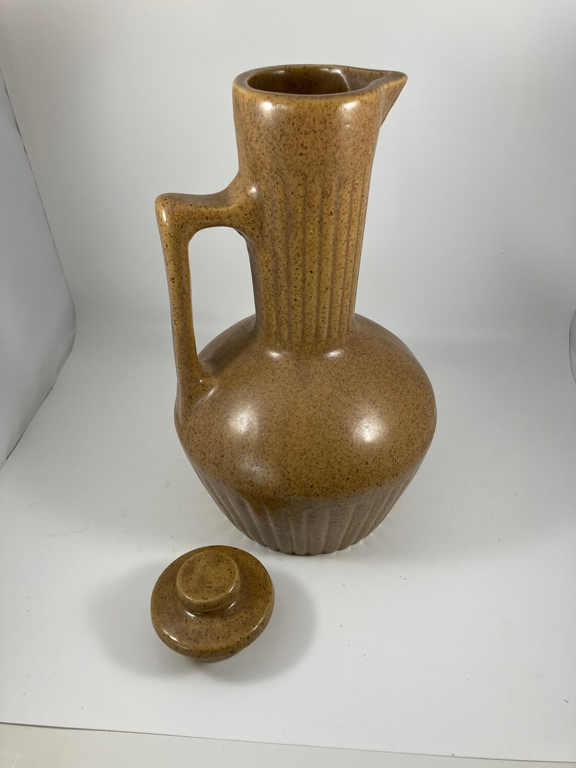 Vintage Monmouth Pottery Pitcher Etsy