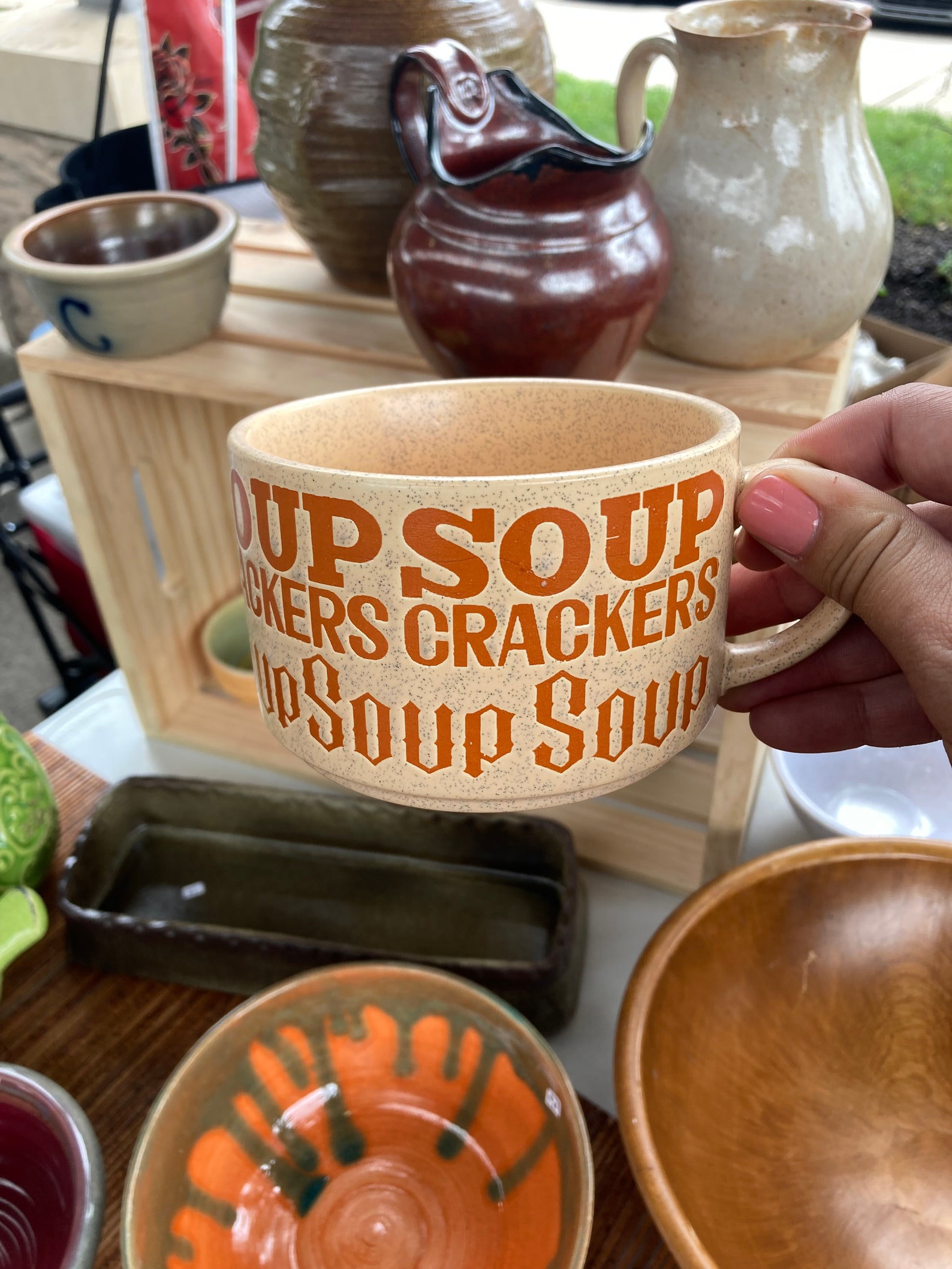 Soup Bowl Vintage Soup and Cracker Bowl Etsy