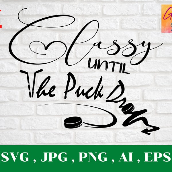 Classy Until the Puck Drops Png - Etsy