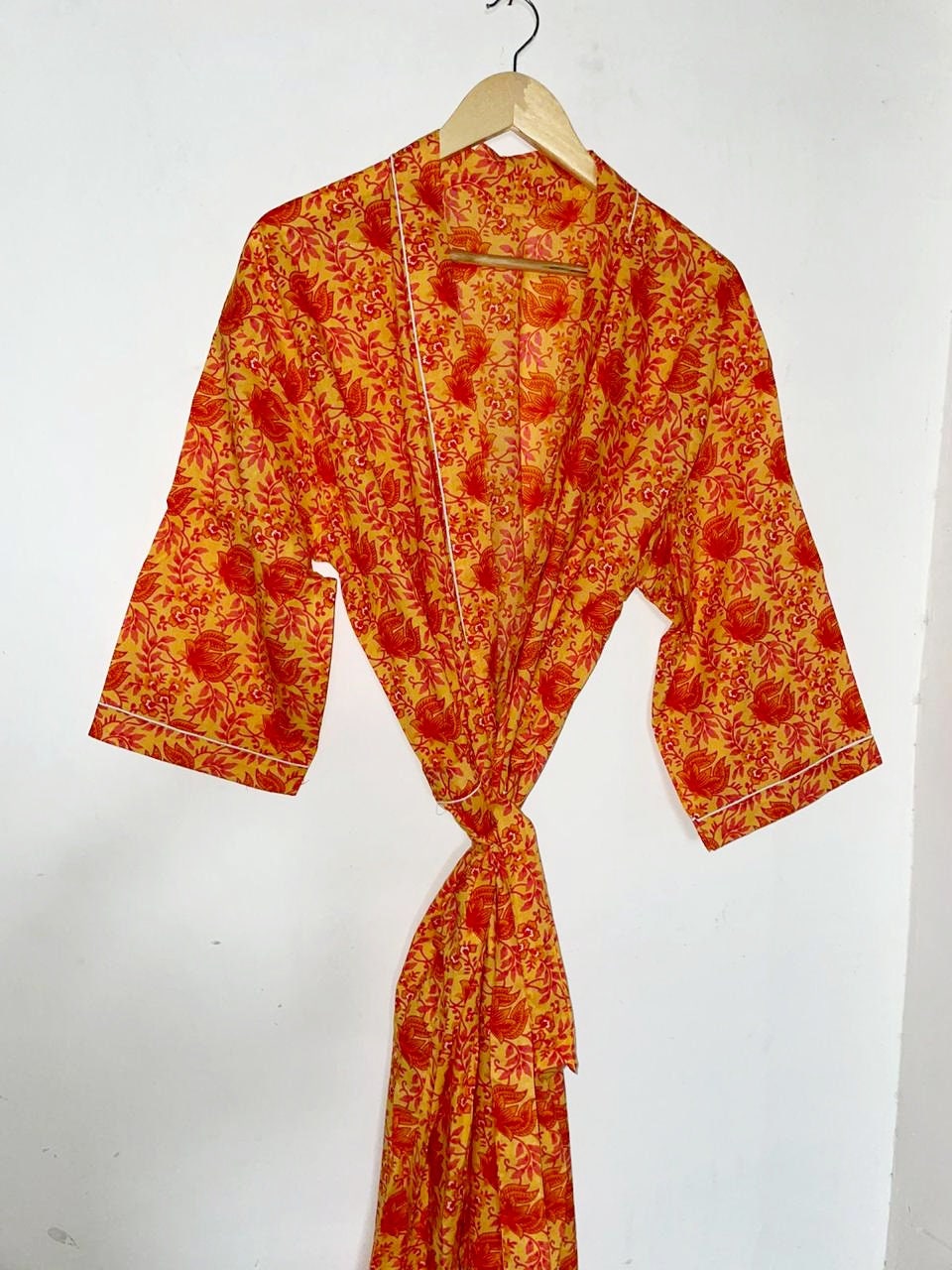 Buy Ladies Kimono Robe / Dressing Gown Peacock Design Online in India - Etsy